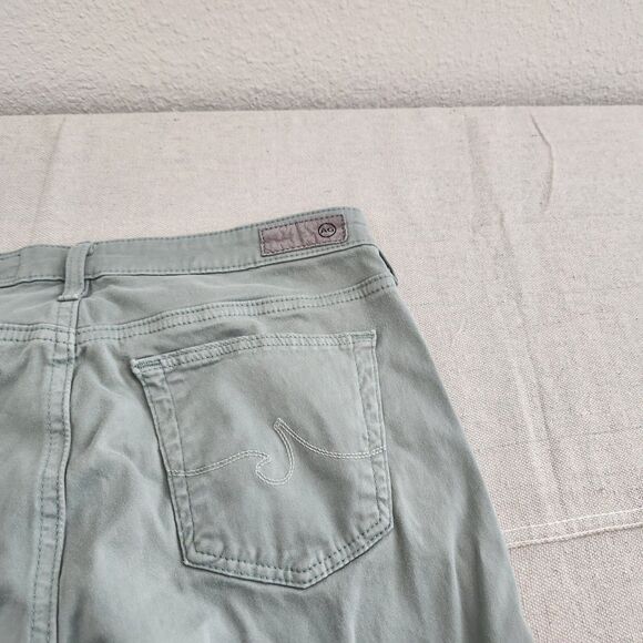 Adriano Goldschmied Jeans Women 27R Green The Stevie Ankle Slim Straight Stretch - Picture 15 of 16